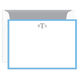 Essential Border Monogram Flat Note Cards Image 6 of 6